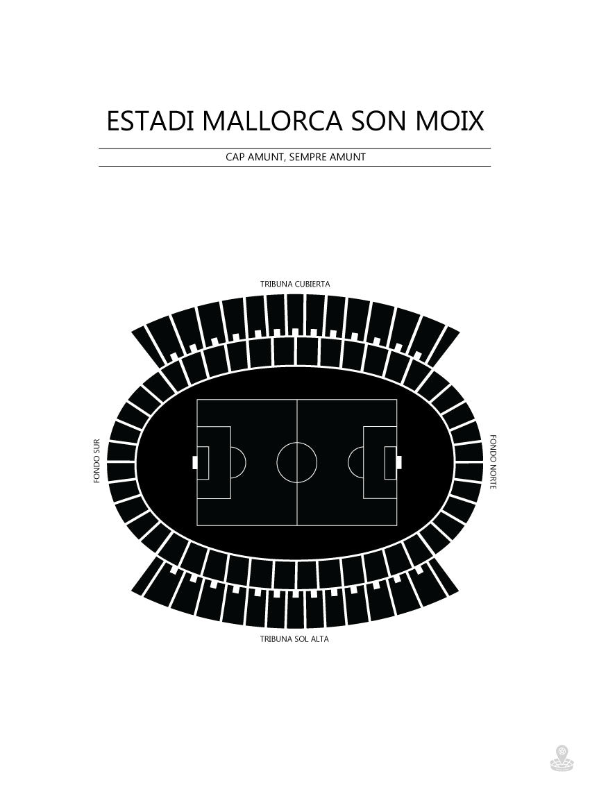 FODBOLD PLAKAT ESTADI MALLORCA SON MOX