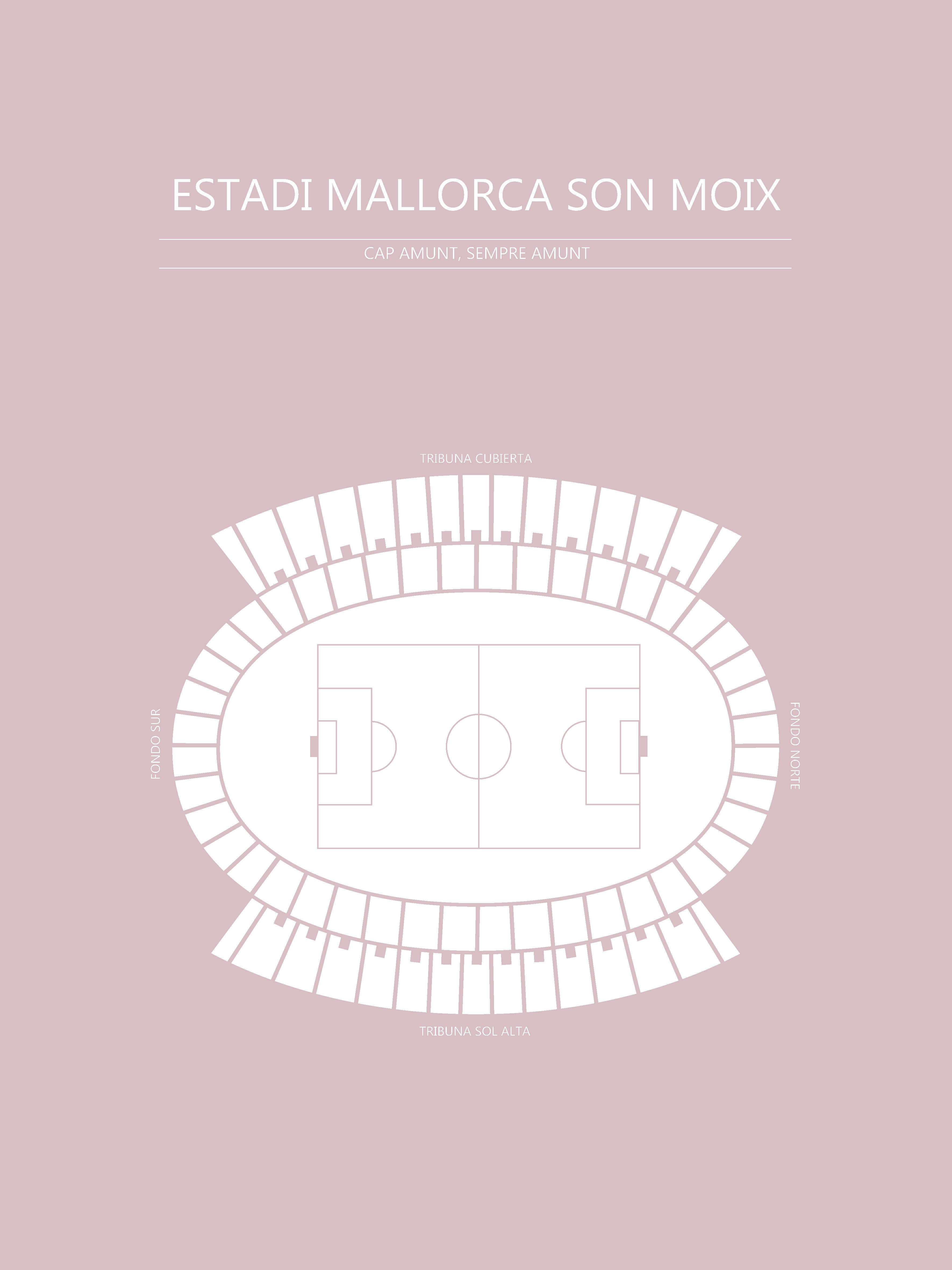 FODBOLD PLAKAT ESTADI MALLORCA SON MOX