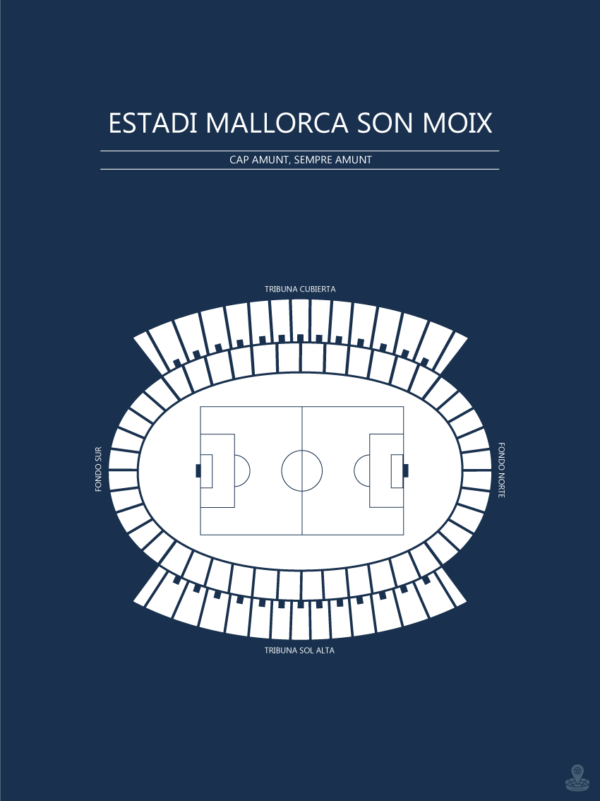 FODBOLD PLAKAT ESTADI MALLORCA SON MOX
