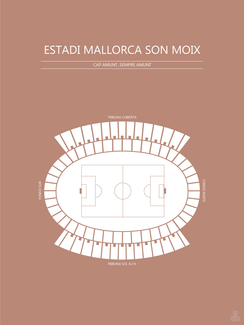 FODBOLD PLAKAT ESTADI MALLORCA SON MOX