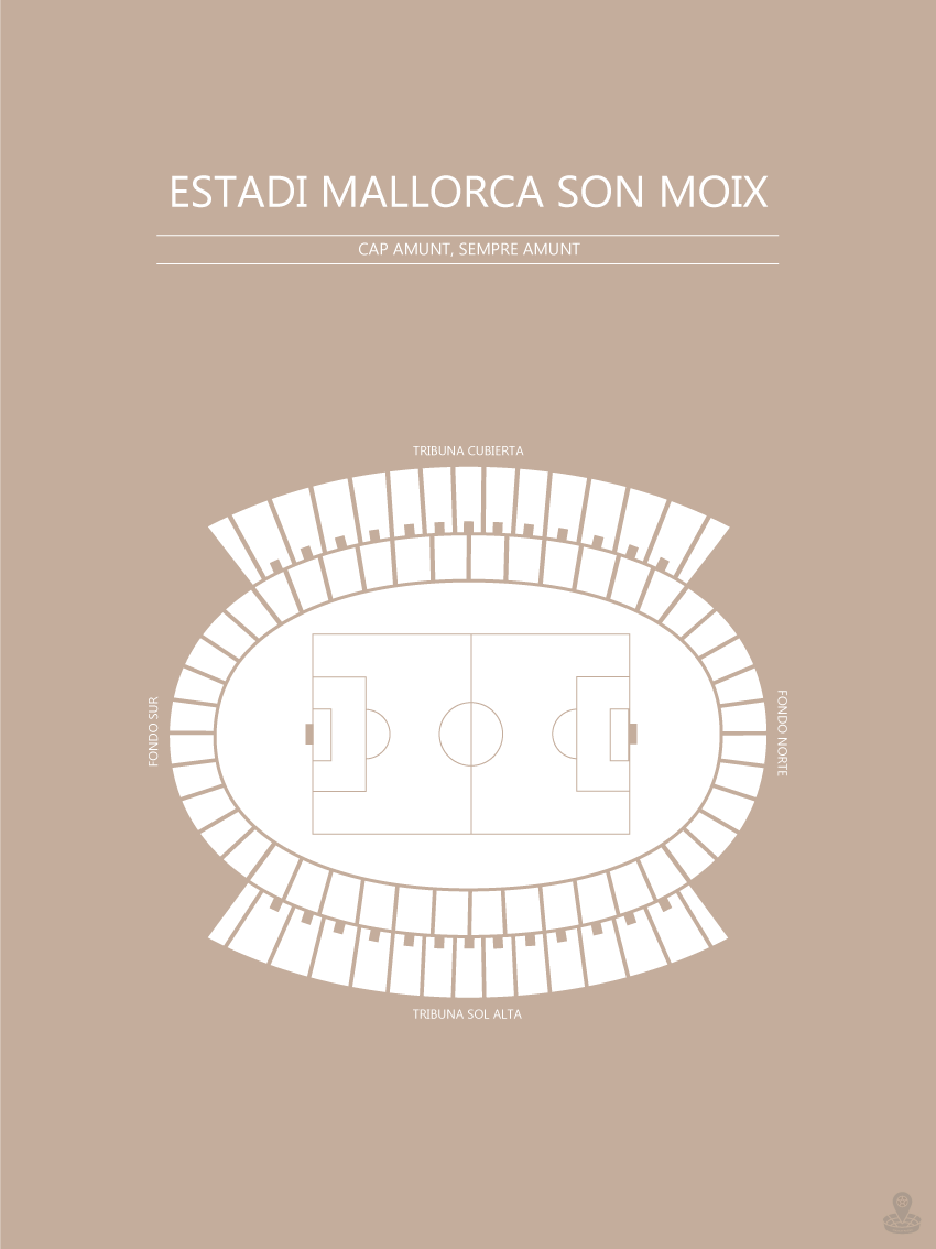 FODBOLD PLAKAT ESTADI MALLORCA SON MOX