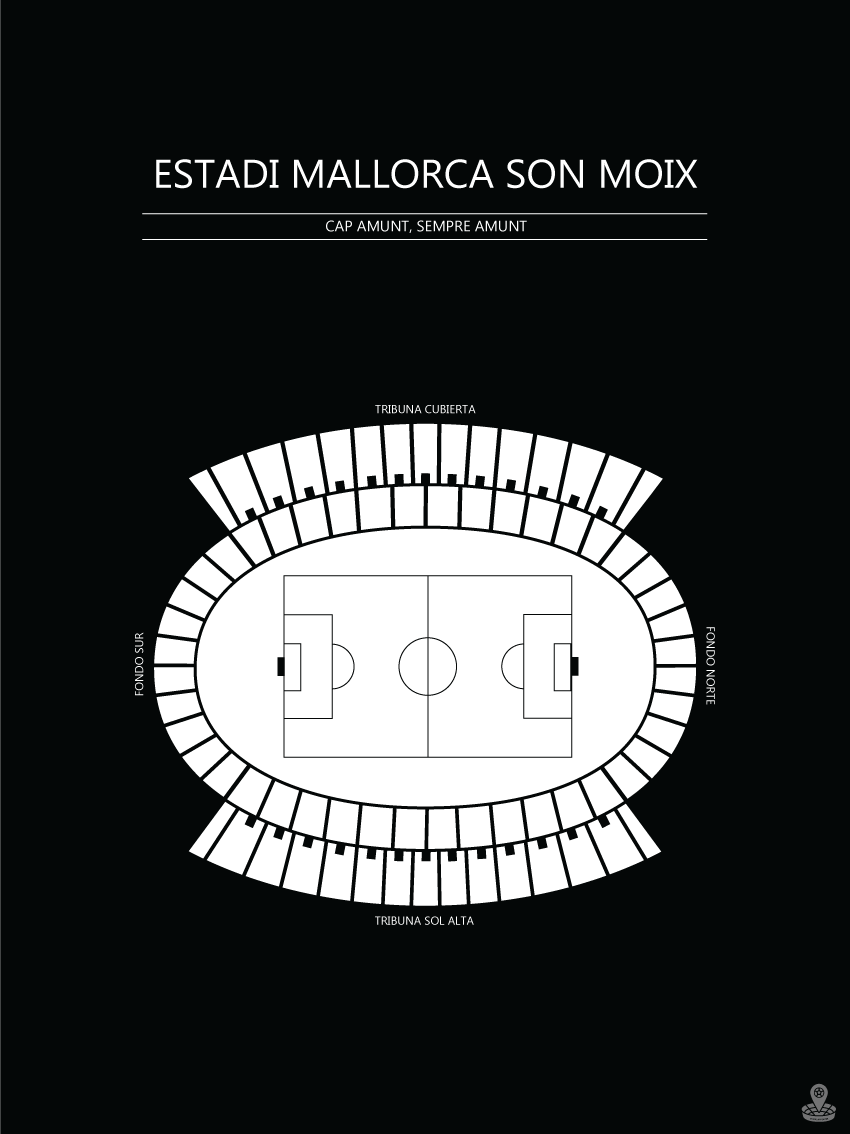 FODBOLD PLAKAT ESTADI MALLORCA SON MOX